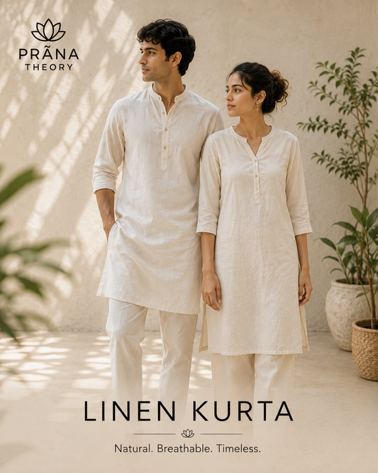PRĀNA THEORY • Classic Organic Linen Kurta