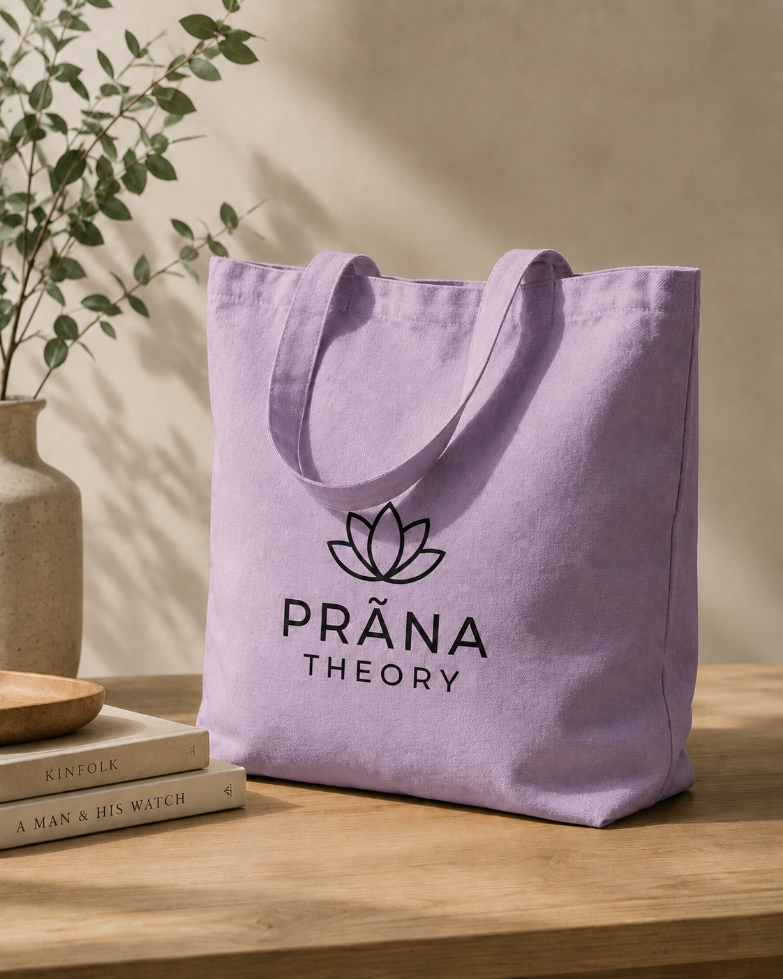 PRĀNA THEORY • Organic Canvas Everyday Tote