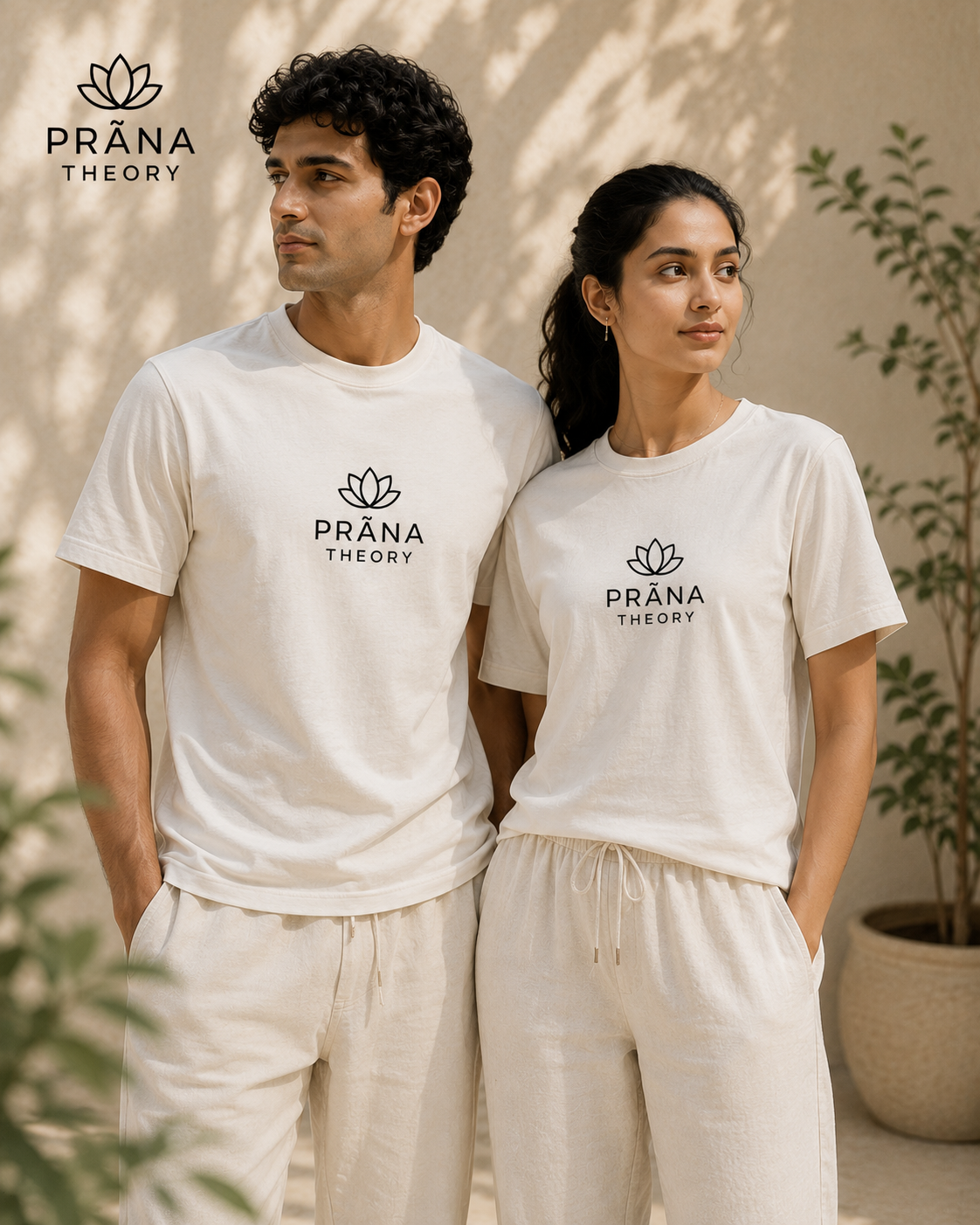 PRĀNA THEORY • Organic Cotton Crew Neck Tee