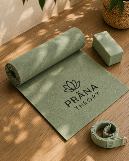 PRĀNA THEORY • Natural Cork Yoga Mat