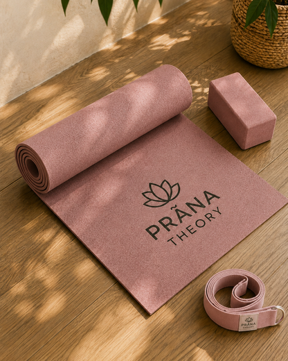 PRĀNA THEORY • Natural Cork Yoga Mat