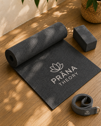 PRĀNA THEORY • Natural Cork Yoga Mat