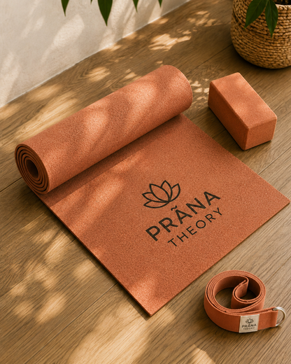 PRĀNA THEORY • Natural Cork Yoga Mat