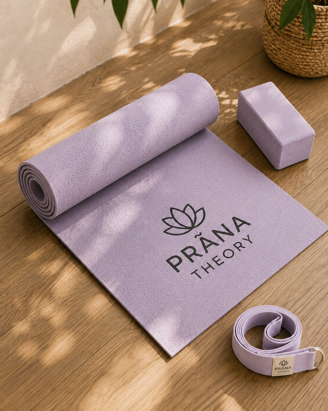 PRĀNA THEORY • Natural Cork Yoga Mat