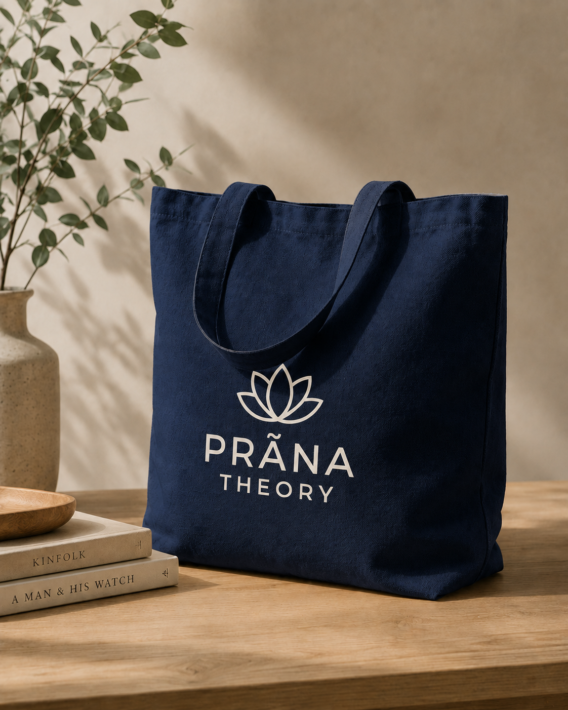 PRĀNA THEORY • Organic Canvas Everyday Tote