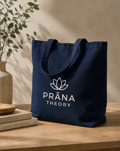 PRĀNA THEORY • Organic Canvas Everyday Tote