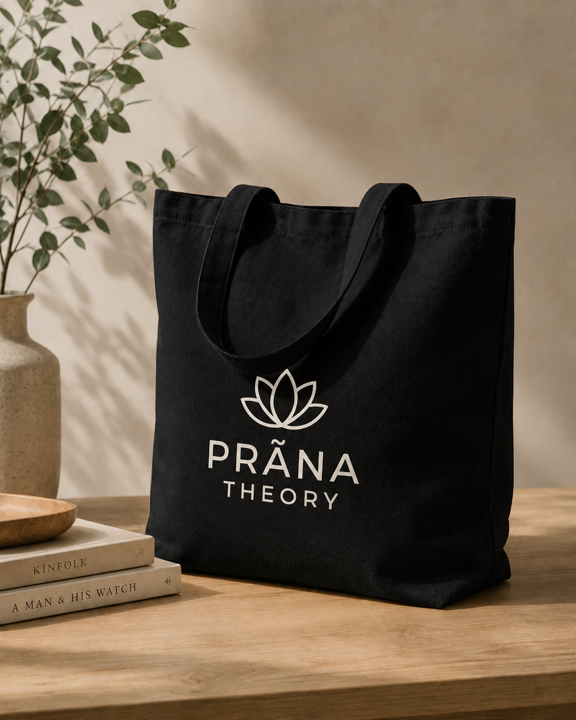 PRĀNA THEORY • Organic Canvas Everyday Tote