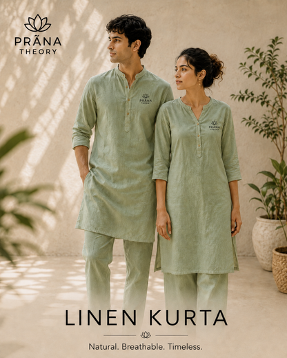 PRĀNA THEORY • Classic Organic Linen Kurta