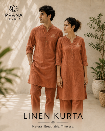 PRĀNA THEORY • Classic Organic Linen Kurta