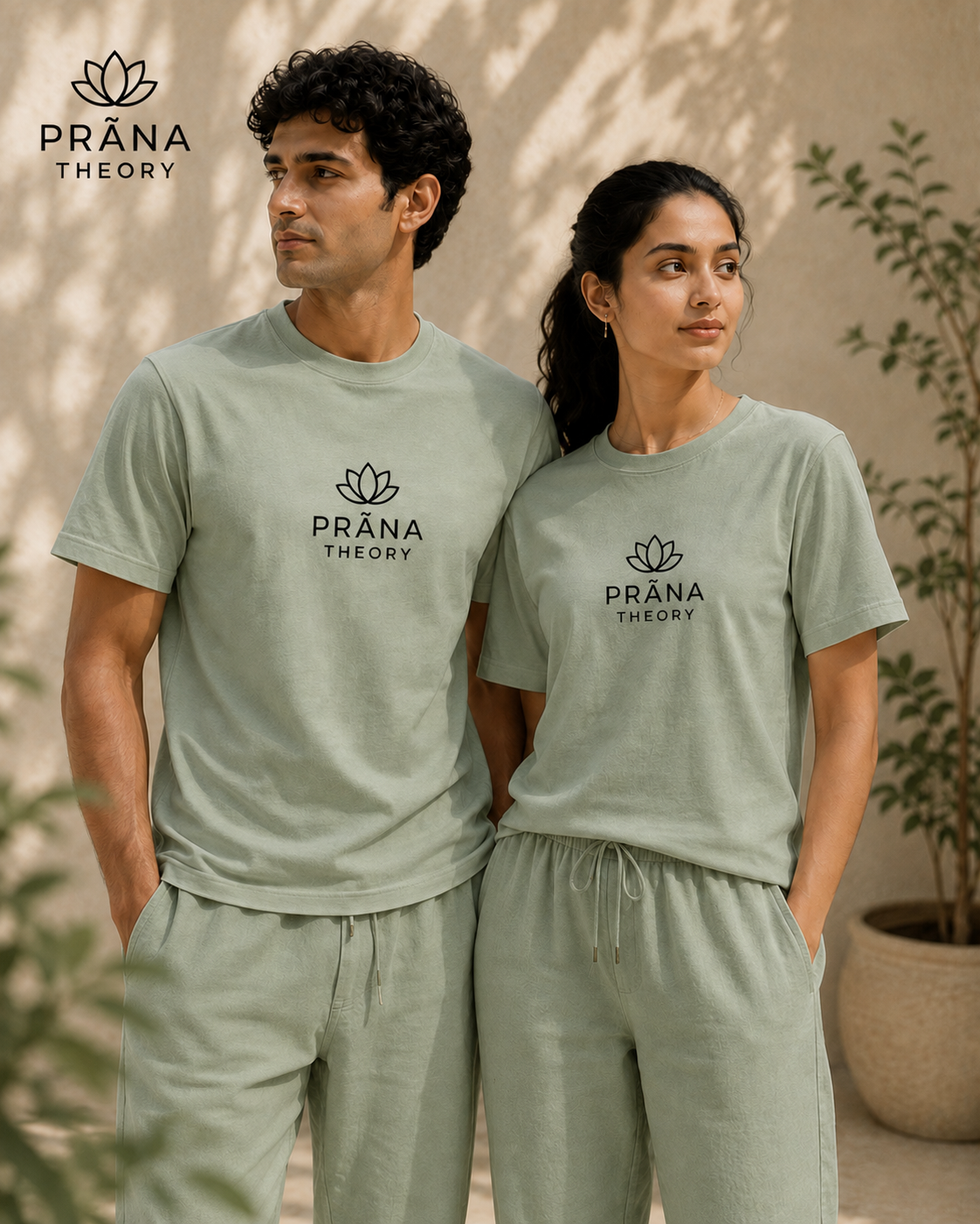 PRĀNA THEORY • Organic Cotton Crew Neck Tee