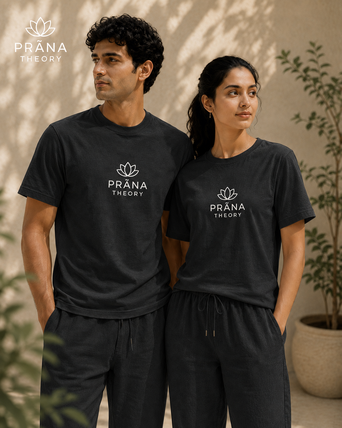PRĀNA THEORY • Organic Cotton Crew Neck Tee