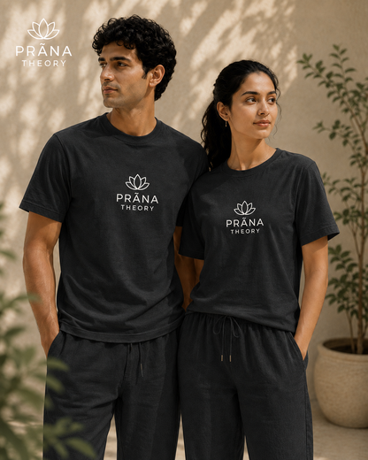 PRĀNA THEORY • Organic Cotton Crew Neck Tee
