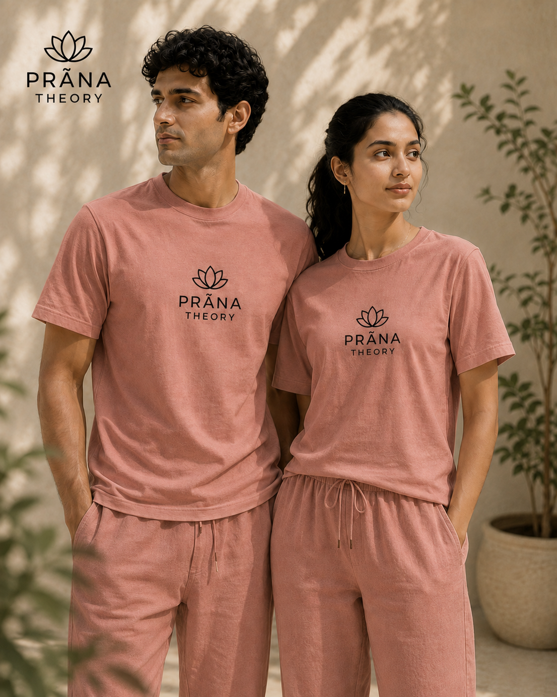 PRĀNA THEORY • Organic Cotton Crew Neck Tee