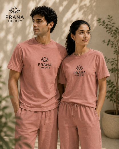 PRĀNA THEORY • Organic Cotton Crew Neck Tee