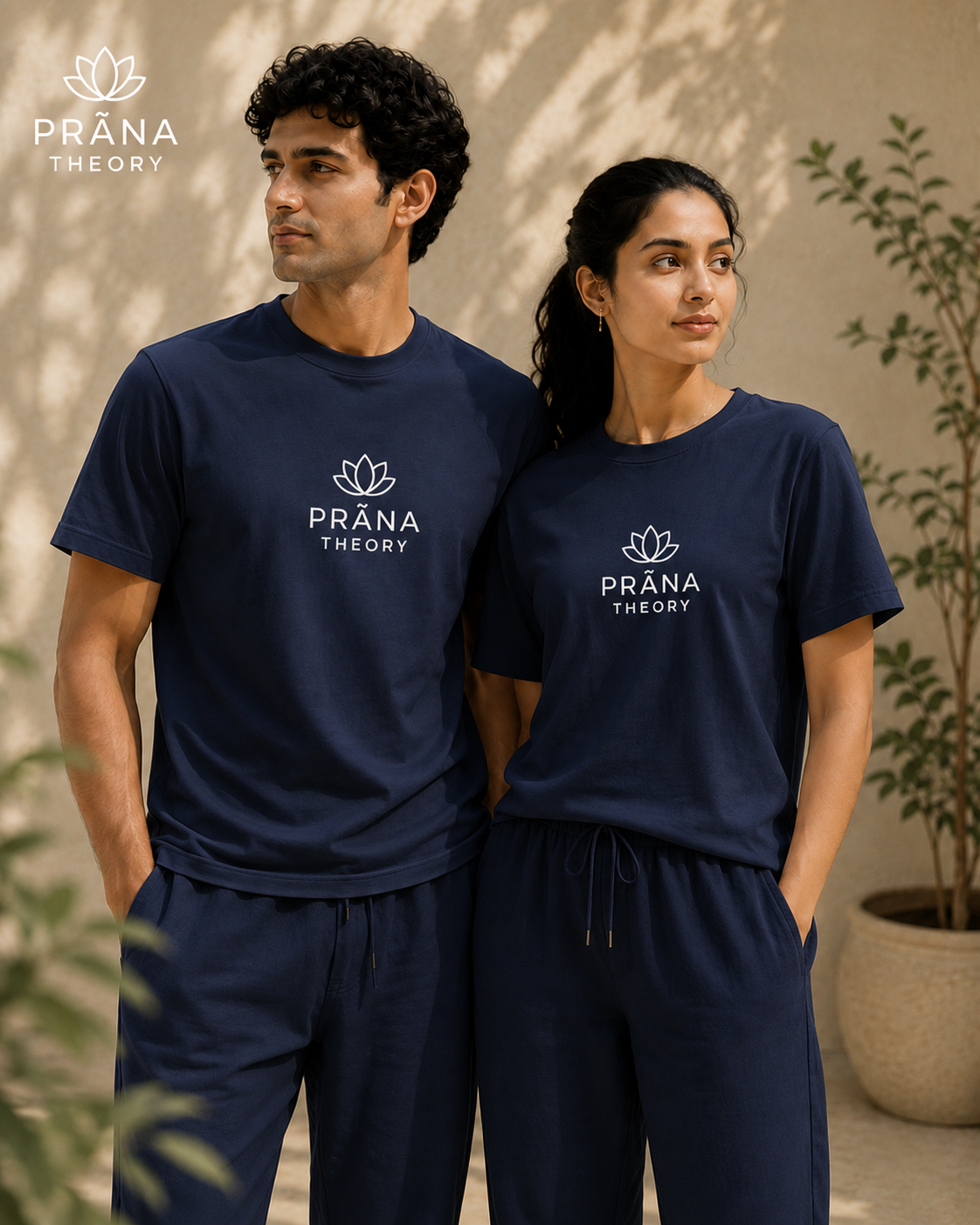 PRĀNA THEORY • Organic Cotton Crew Neck Tee