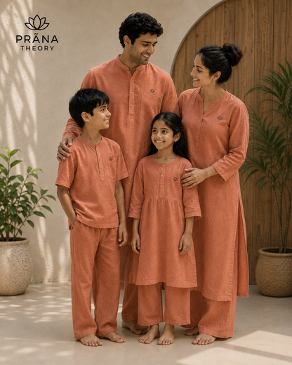 PRĀNA THEORY • Organic Linen Family Bundle