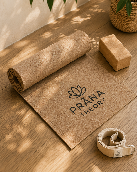 PRĀNA THEORY • Natural Cork Yoga Mat